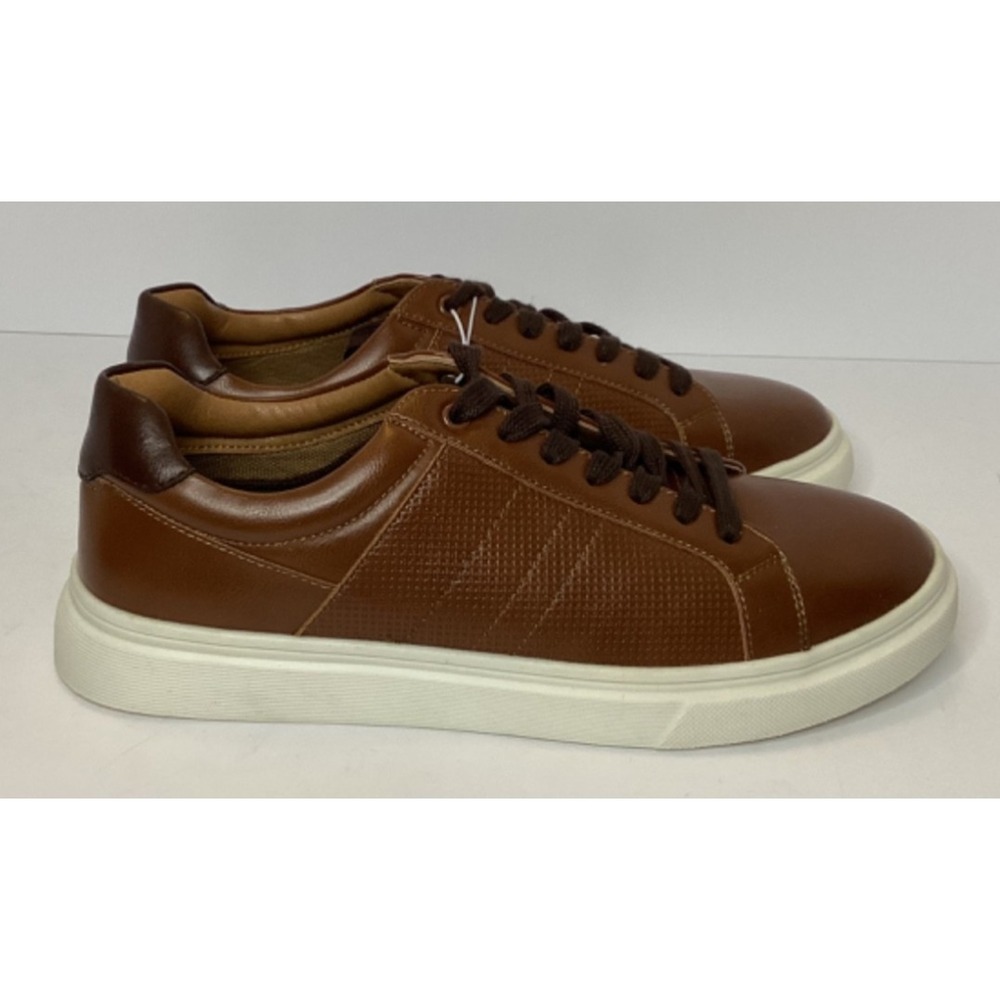 Steve Madden Men's  P-Spruce Lace Up Sneaker Shoe Size 8 Cognac NIB - Picture 2 of 5